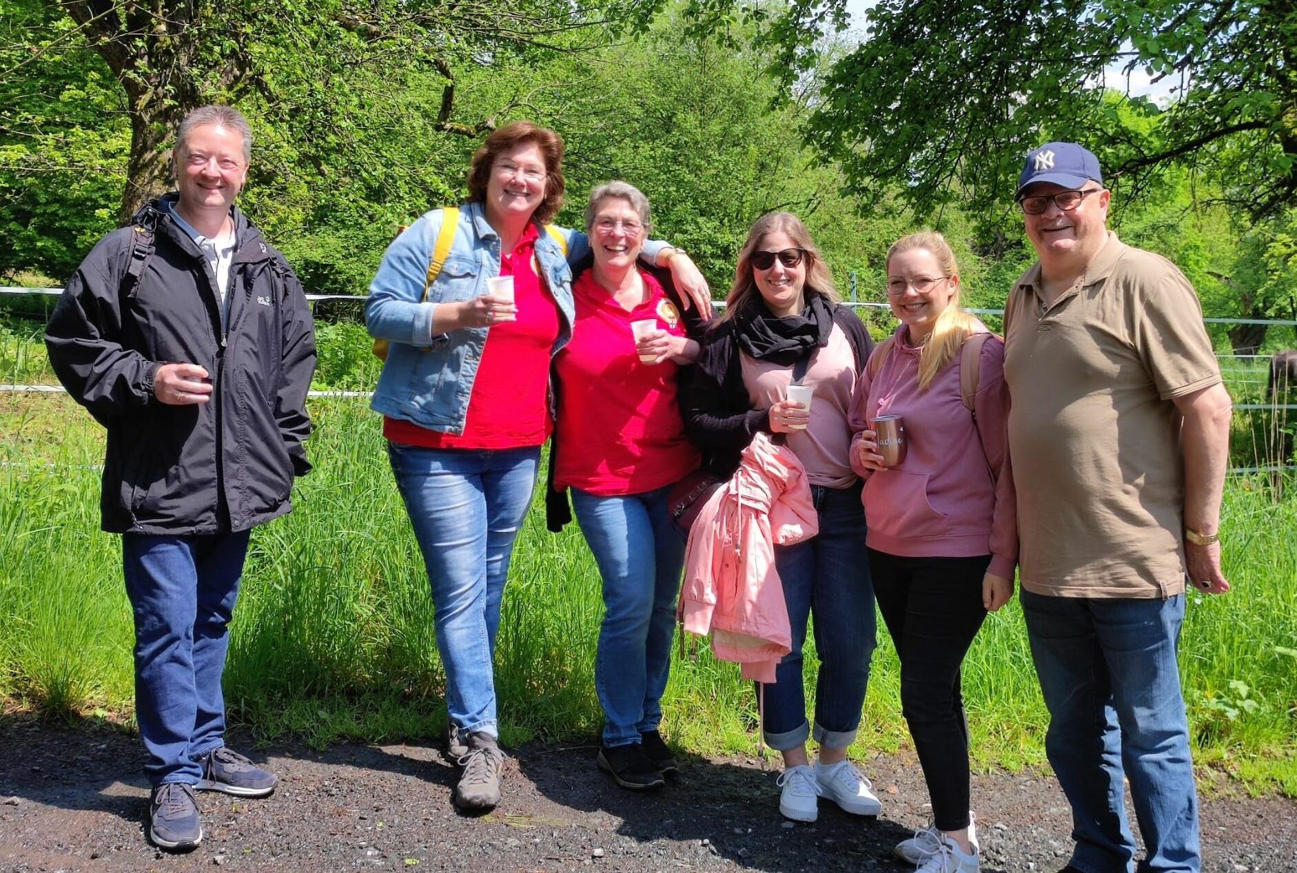 Vortragende der Stadtsoldaten auf jährlicher Tour